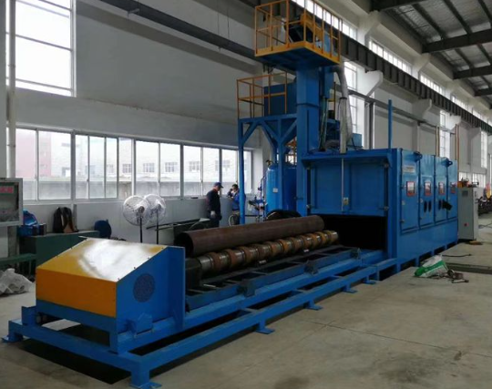 奉节喷砂机在管道除锈中的现场施工应用